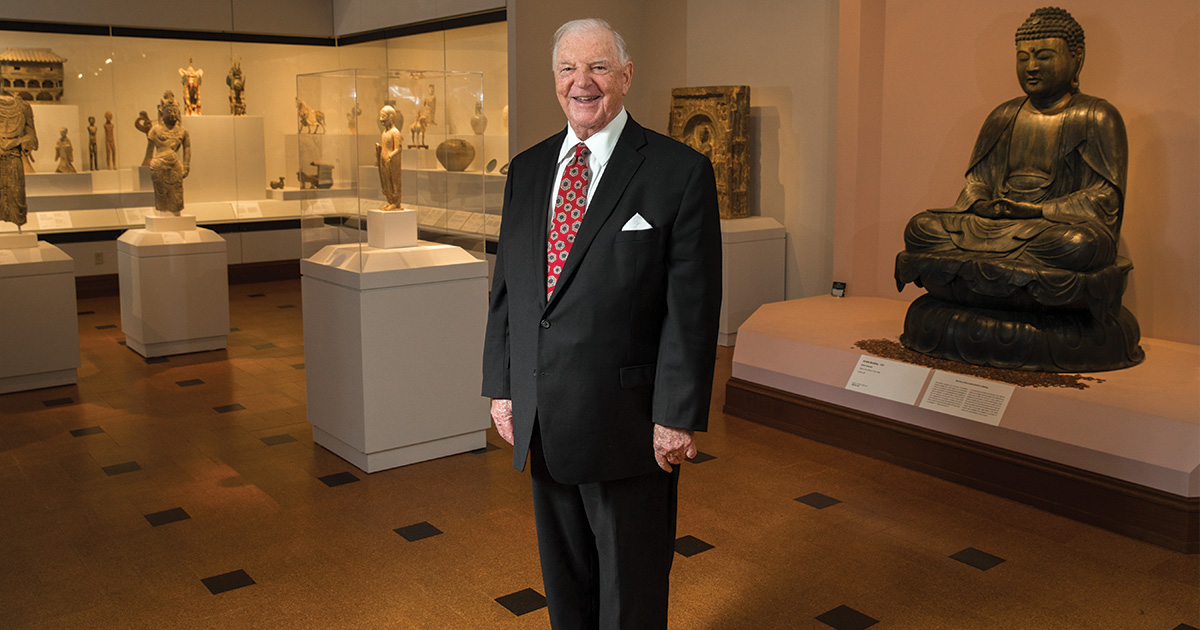 David Owsley standing in museum