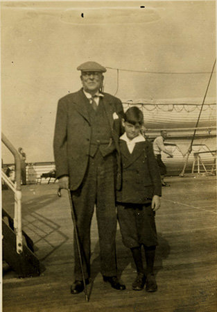 David Owsley and Grandfather Frank C Ball