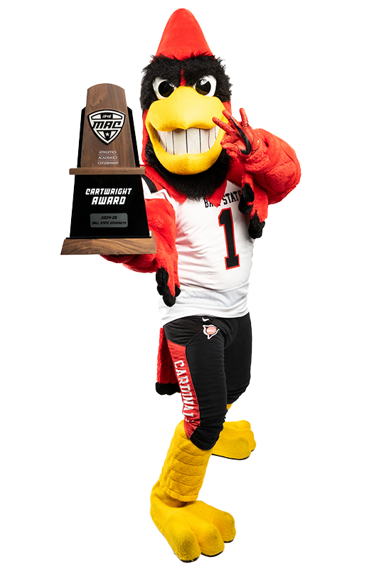 Charlie Cardinal Holding Cartwright Award