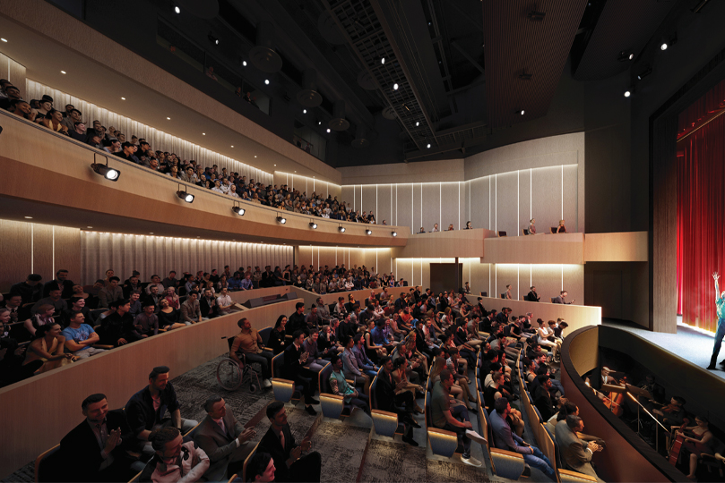 Performing Arts Center | Rendering provided by RATIO Architects 