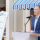 Kevin Lansberry in front of shop window at Disney